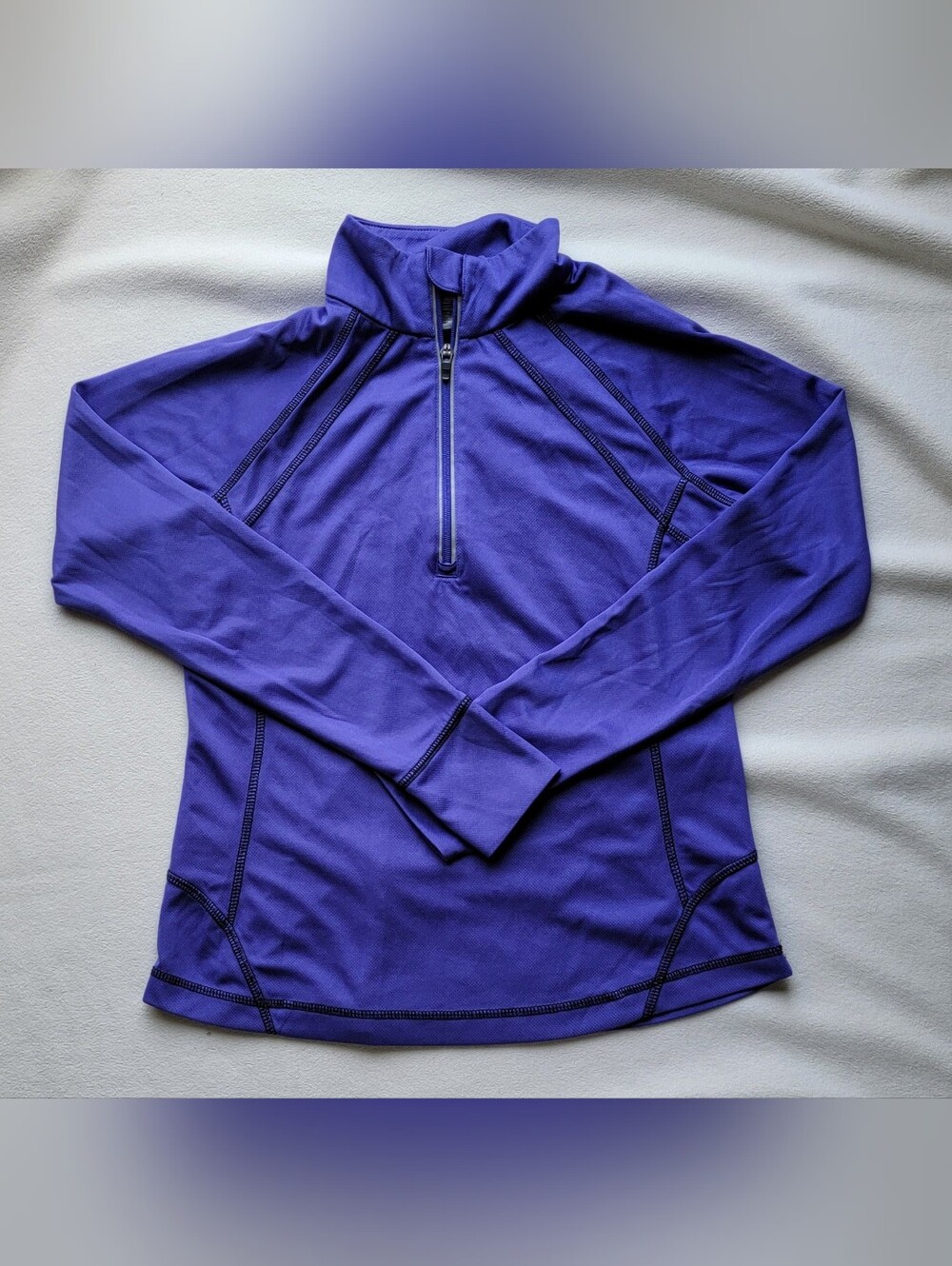 tek gear Purple Zip-Front Athletic Pullover